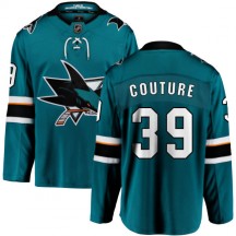 Youth Fanatics Branded San Jose Sharks Logan Couture Teal Home Jersey - Breakaway
