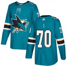 Youth Adidas San Jose Sharks Alexander True Teal Home Jersey - Authentic