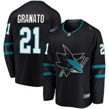 Men's Fanatics Branded San Jose Sharks Tony Granato Black Alternate Jersey - Breakaway