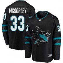Men's Fanatics Branded San Jose Sharks Marty Mcsorley Black Alternate Jersey - Breakaway