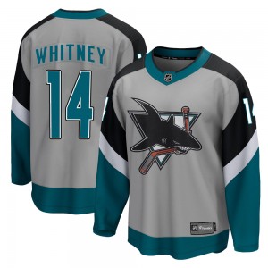 Youth Fanatics Branded San Jose Sharks Ray Whitney Gray 2020/21 Special Edition Jersey - Breakaway