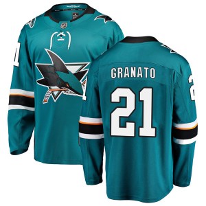 Men's Fanatics Branded San Jose Sharks Tony Granato Teal Home Jersey - Breakaway