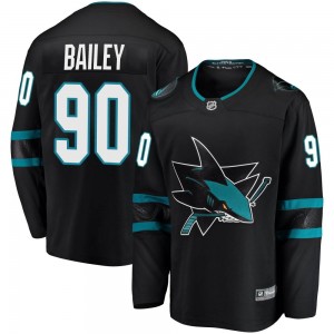 Men's Fanatics Branded San Jose Sharks Justin Bailey Black Alternate Jersey - Breakaway