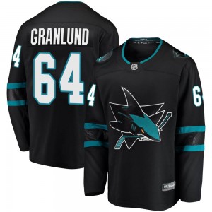 Men's Fanatics Branded San Jose Sharks Mikael Granlund Black Alternate Jersey - Breakaway