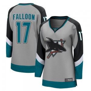 Women's Fanatics Branded San Jose Sharks Pat Falloon Gray 2020/21 Special Edition Jersey - Breakaway