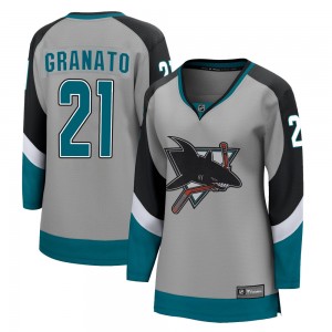 Women's Fanatics Branded San Jose Sharks Tony Granato Gray 2020/21 Special Edition Jersey - Breakaway
