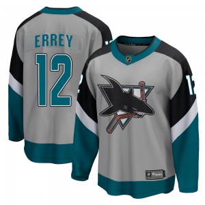 Men's Fanatics Branded San Jose Sharks Bob Errey Gray 2020/21 Special Edition Jersey - Breakaway