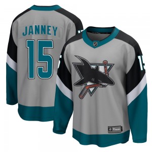 Men's Fanatics Branded San Jose Sharks Craig Janney Gray 2020/21 Special Edition Jersey - Breakaway