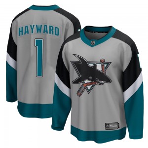 Youth Fanatics Branded San Jose Sharks Brian Hayward Gray 2020/21 Special Edition Jersey - Breakaway
