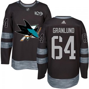 Youth San Jose Sharks Mikael Granlund Black 1917-2017 100th Anniversary Jersey - Authentic