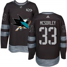 Youth San Jose Sharks Marty Mcsorley Black 1917-2017 100th Anniversary Jersey - Authentic